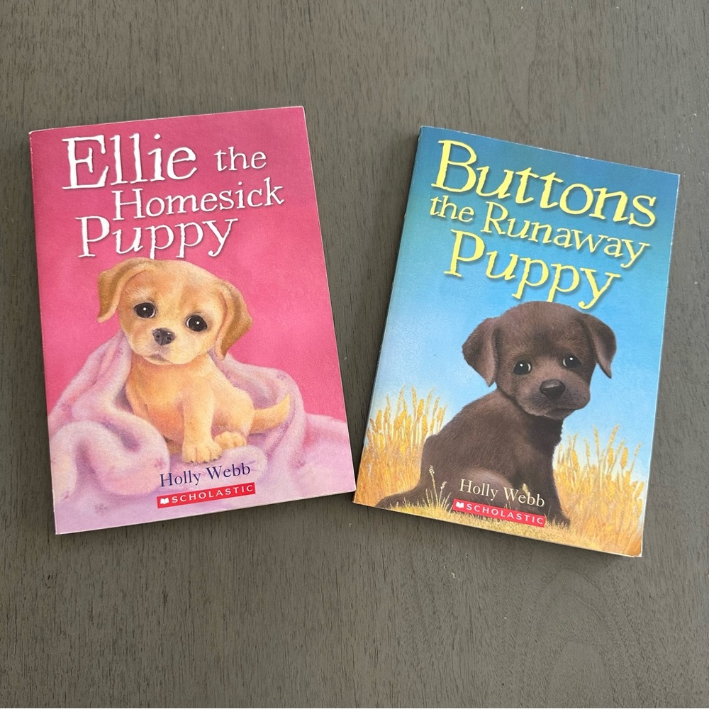2 Scholastic Holly Webb PUPPY Paperback Chapter Books